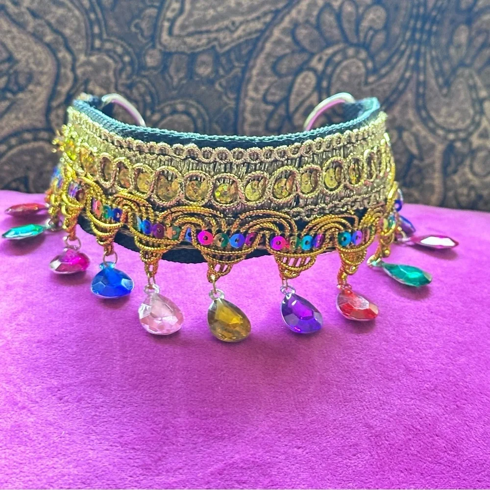 Artisan gold choker