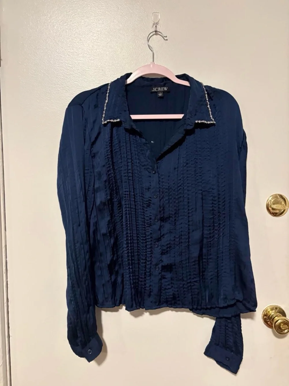 J. Crew silky textured