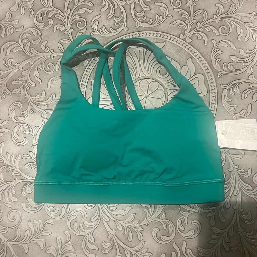 NWT 🍋 Lululemon Emerald Ice Energy Bra Size 2