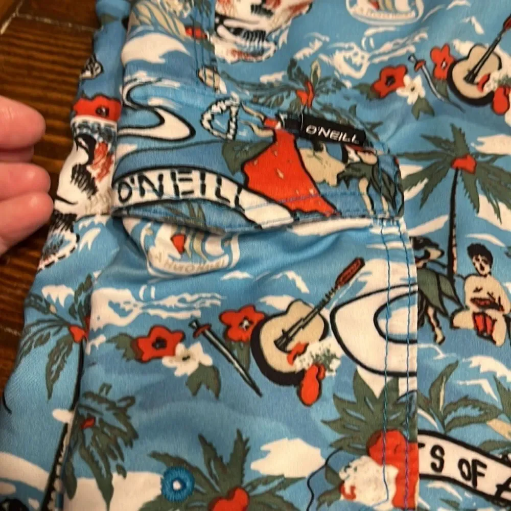 NWOT O’Neill Mens Banner Board-shorts “Lots of Aloha Hawaiian Style