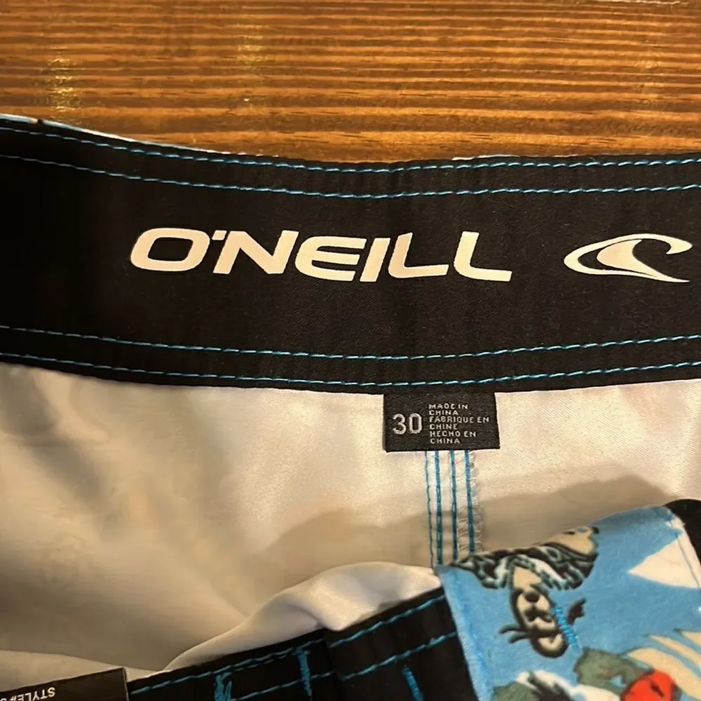 NWOT O’Neill Mens Banner Board-shorts “Lots of Aloha Hawaiian Style