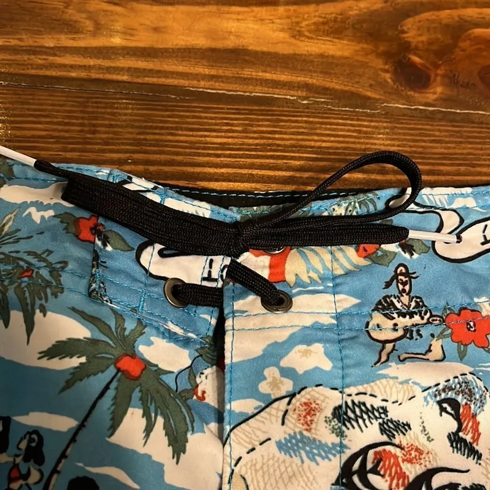 NWOT O’Neill Mens Banner Board-shorts “Lots of Aloha Hawaiian Style