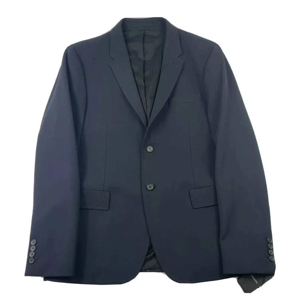 Joseph Reading Techno Wool Stretch Navy Mens Blazer Size 44R NWT
