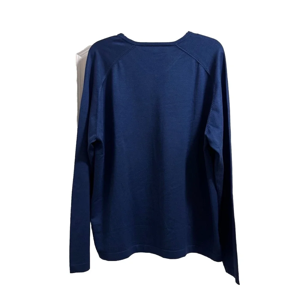 Tommy‎ Bahama Men's XL Blue Pullover V Neck Sweater Silk Blend