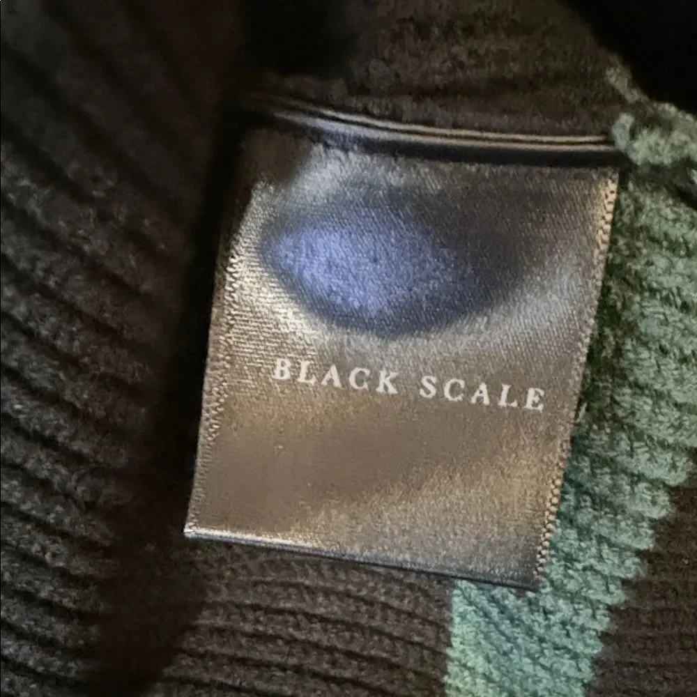 Black Scale black ribbed