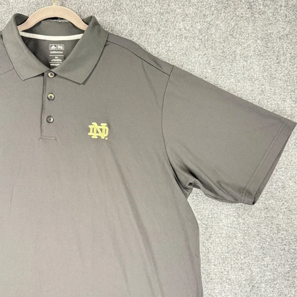 Adidas Notre Dame Fighting Irish 2013 National Championship Polo Shirt Mens 2XL