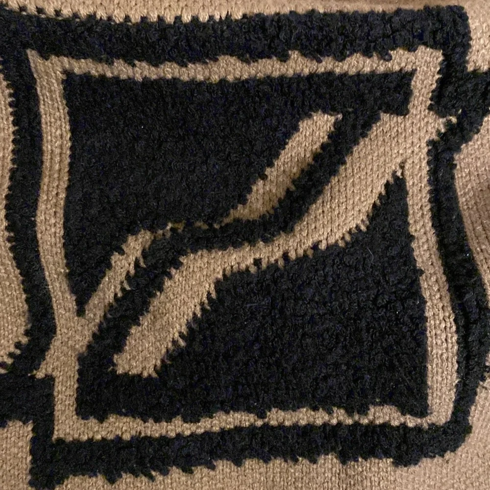WE11DONE SQUARE LOGO PILE KNIT‎ JUMPER SWEATER