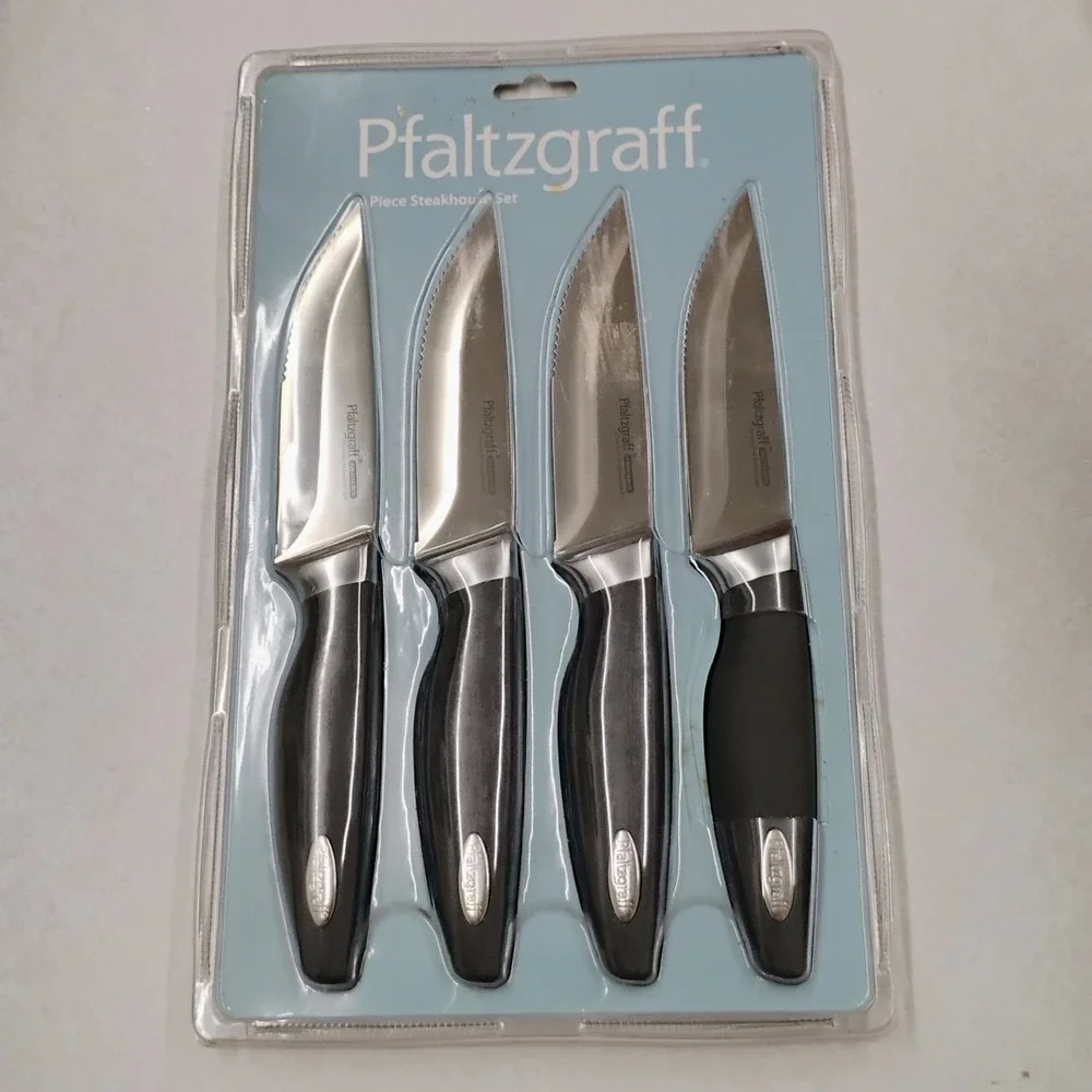 Pfaltzgraff 4 piece Steakhouse Steak Knife‎ Set