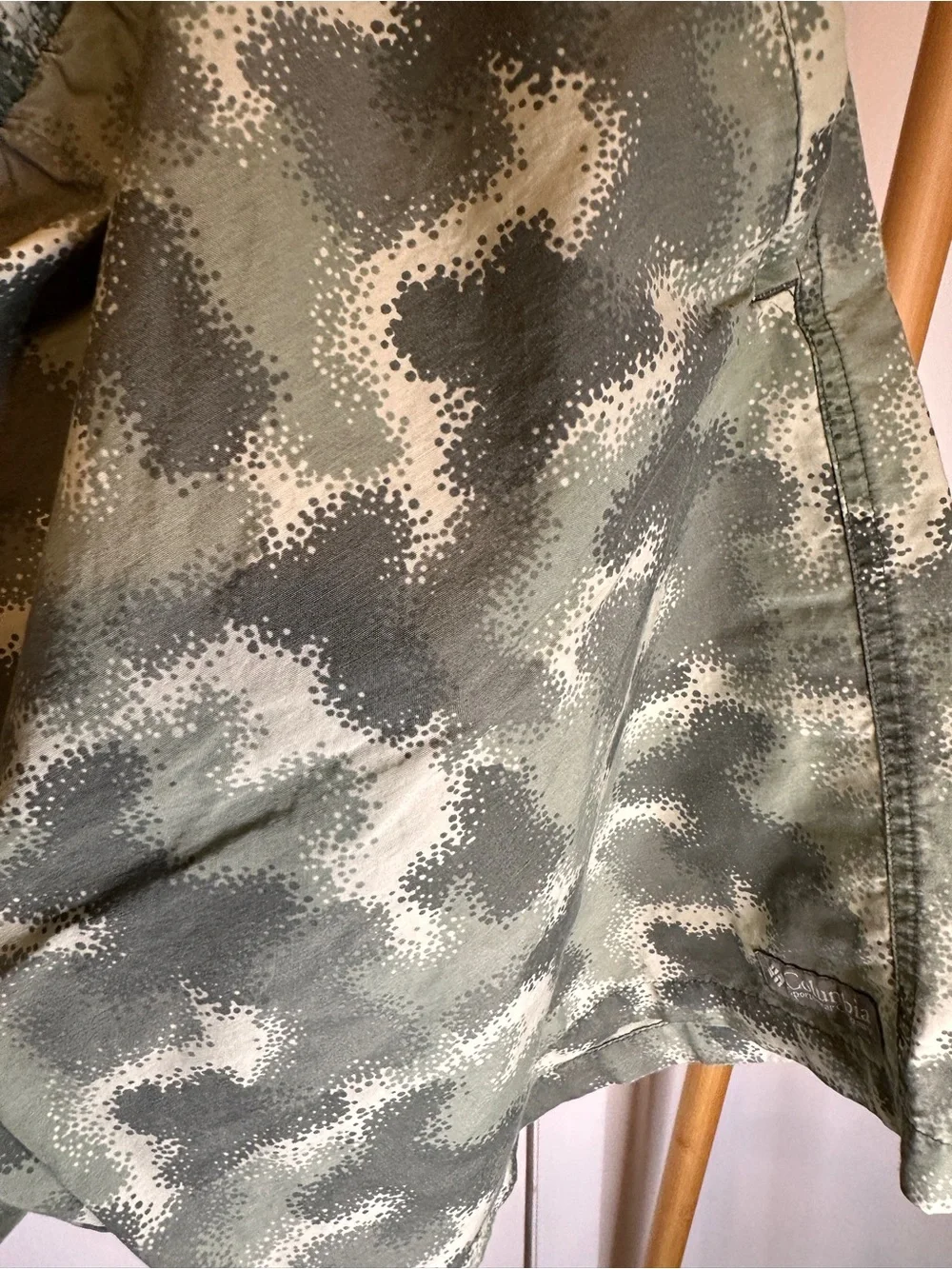 Columbia Men's Green Camo Swim Trunks‎ size large