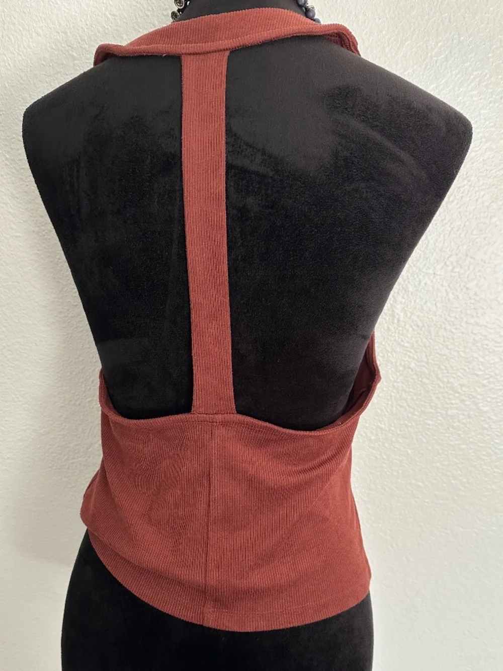 FREE PEOPLE RIBBED COTTON VEST. NWOT