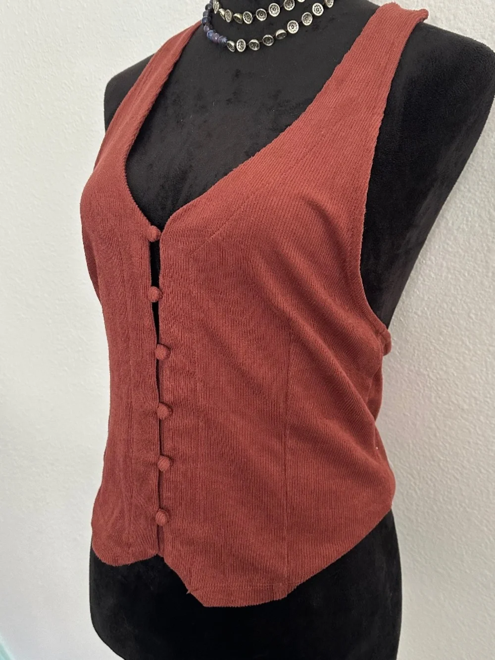 FREE PEOPLE RIBBED COTTON VEST. NWOT