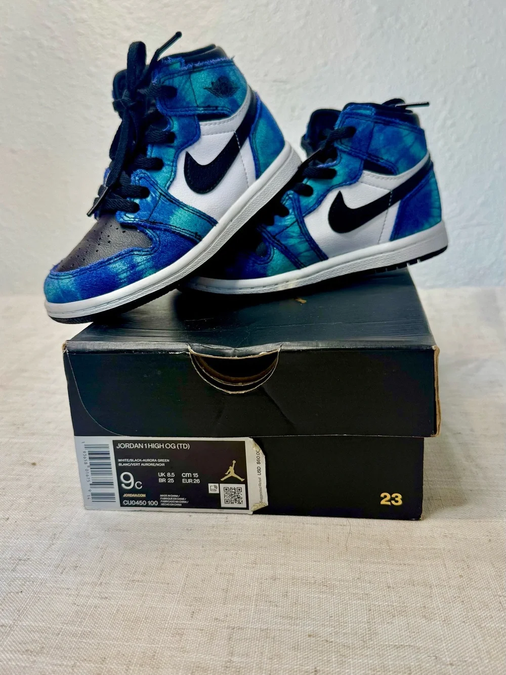 Nike shoes worn