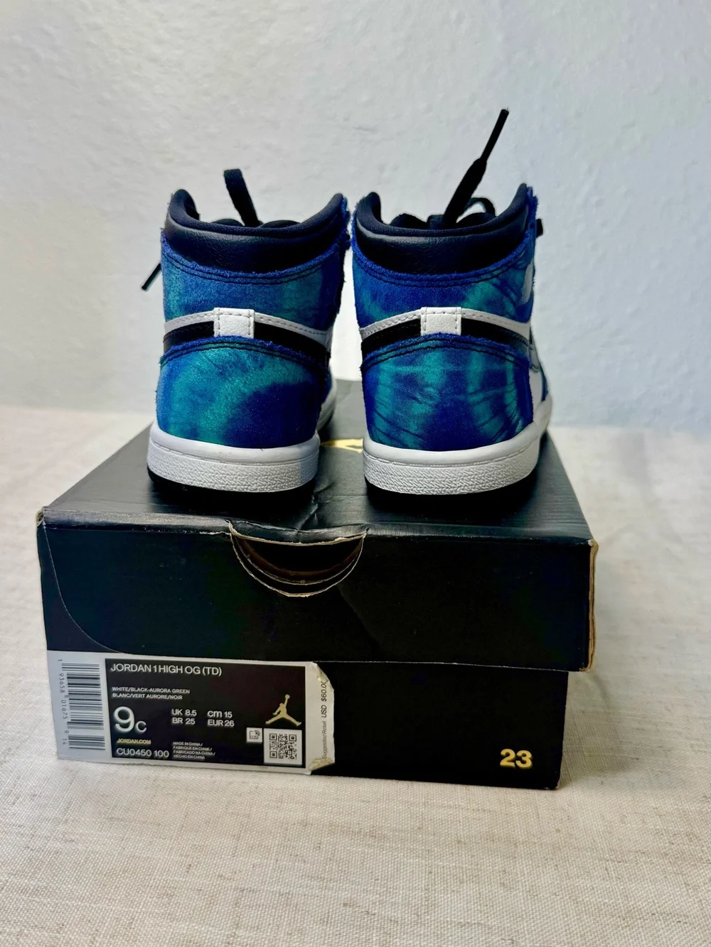 Nike shoes worn