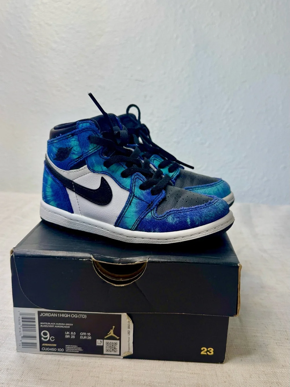 Nike shoes worn