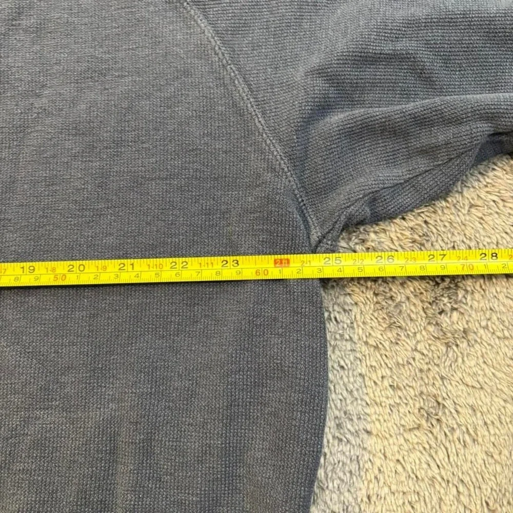 Club Room‎ Dark Grey Classic Waffle Knit Crewneck Sweater Size XL
