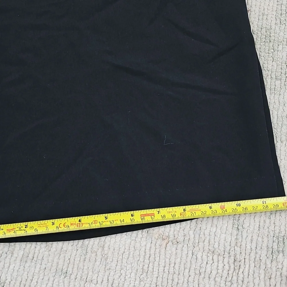 MICHAEL Michael Kors Women's Tie-Front Wide-Leg, Silky Cropped Pants Sz‎ L Black