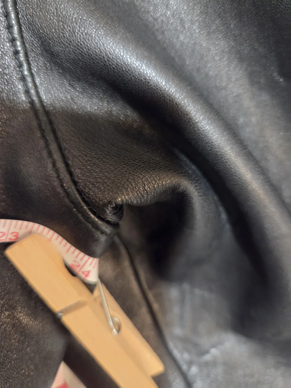 J. Park Collection Black Genuine Lamb Leather Bomber Jacket Medium M