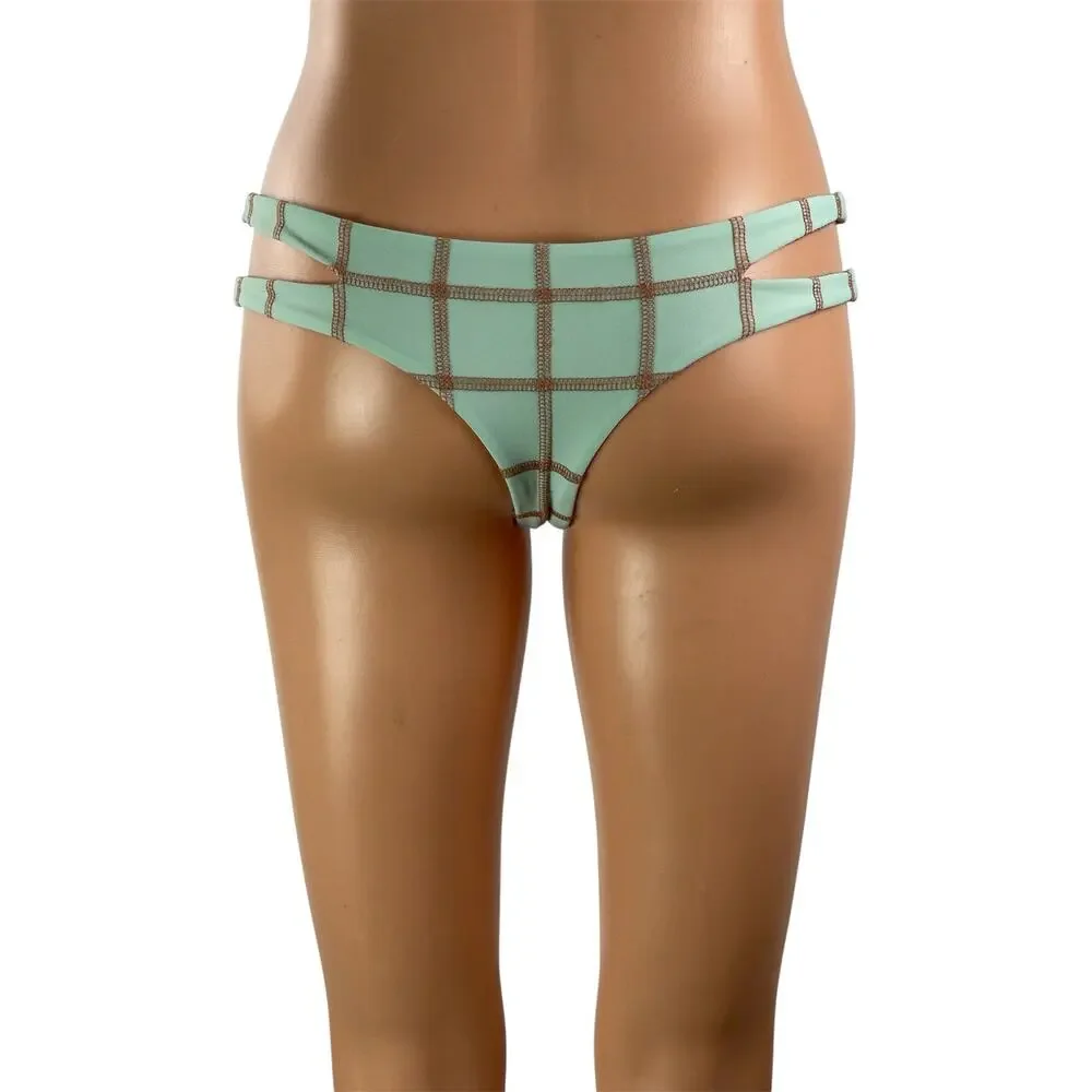 acacia swimwear plaid light acacia