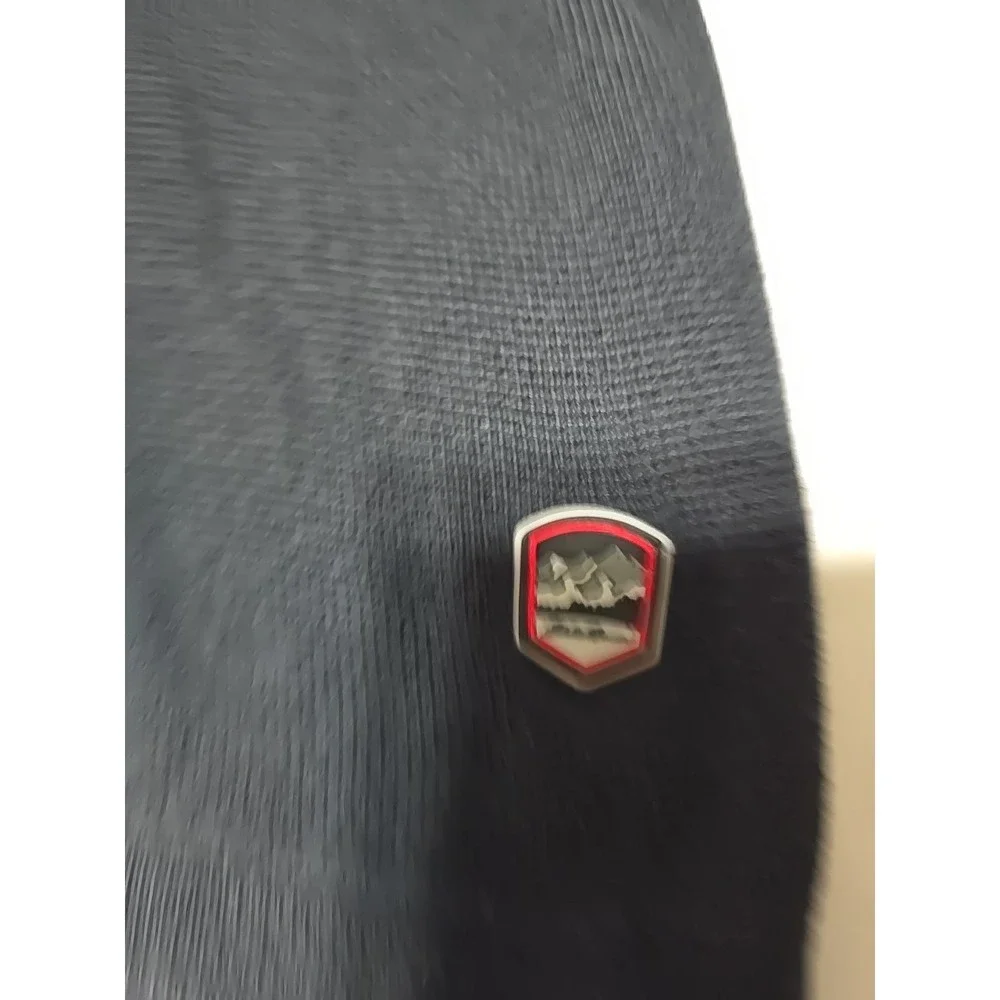 Eddie Bauer‎ Red Black Men's XL 1/4 Zip Pullower Sweater