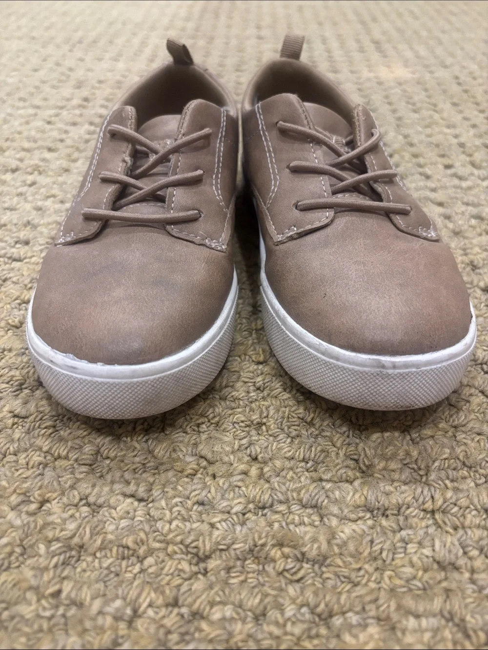 OshKosh B'gosh Kids' Brown Putney Oxford Slip On Sneakers Size 13 Boys