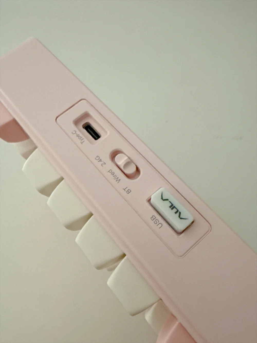 AULA F75 Pink Wireless Mechanical Keyboard RGB 75% Tri-Mode New