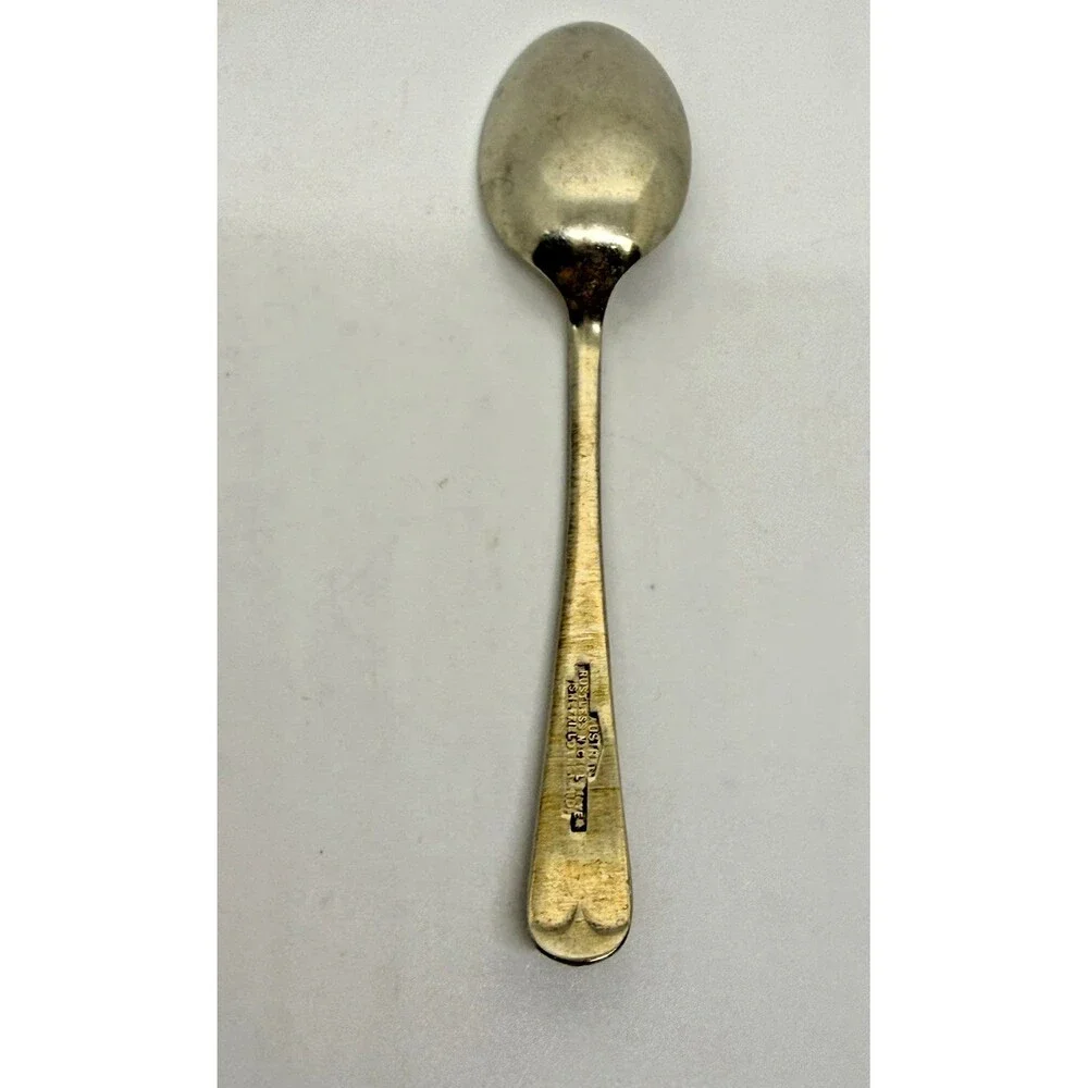 Sheffield 1960s Dessert Spoon Rustless Nickel Silver Austral Vintage Flatware‎