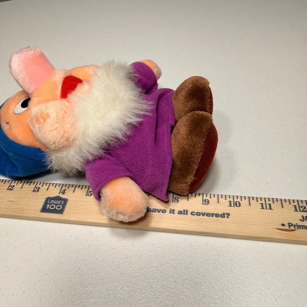 Vintage Disney Sneezy Plush 9