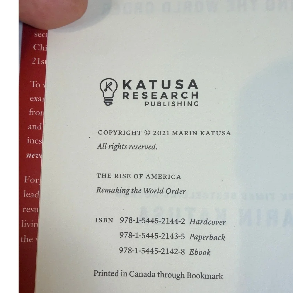 Katusa Research Publishing rise america