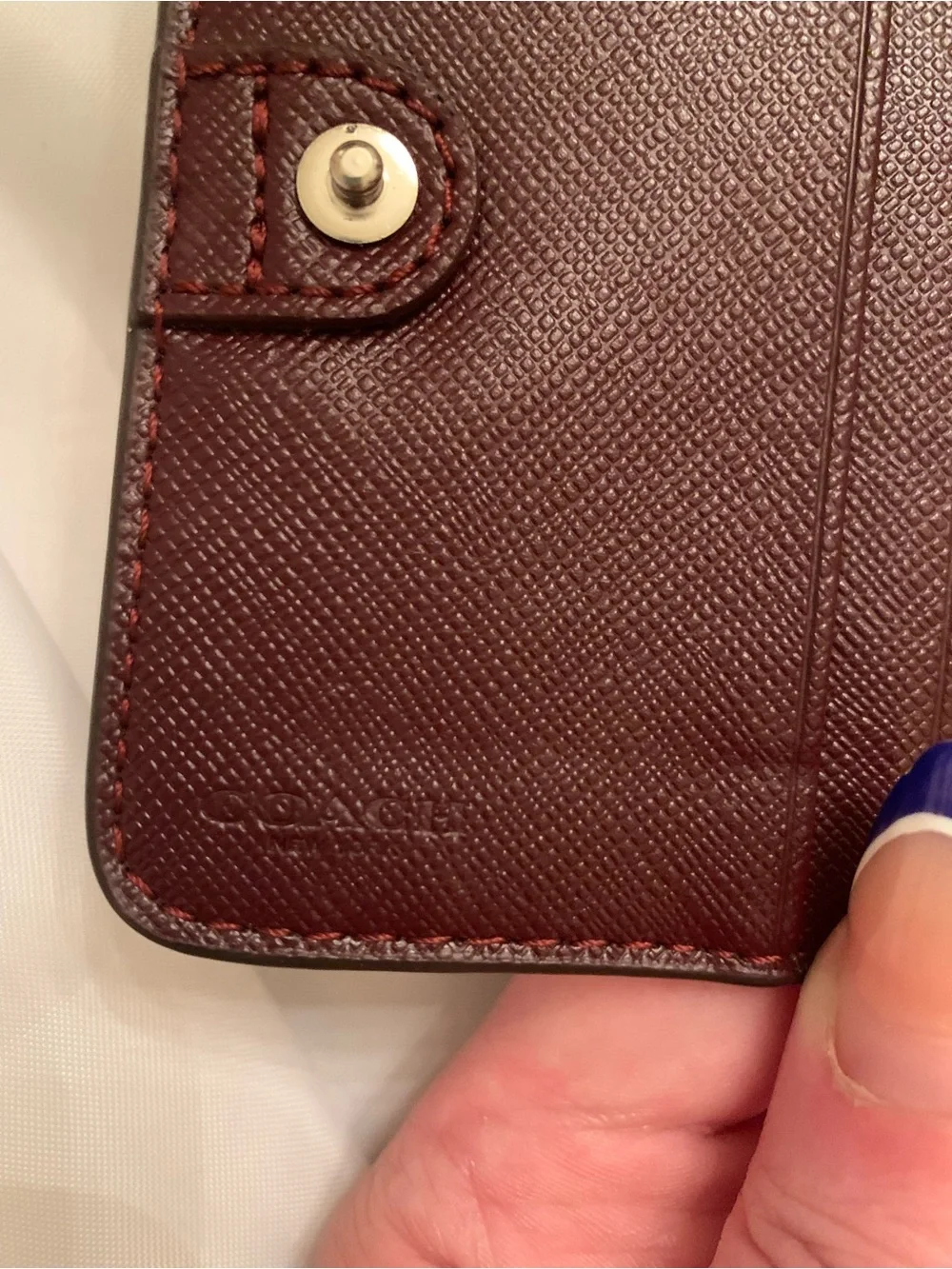 Coach sleek compact