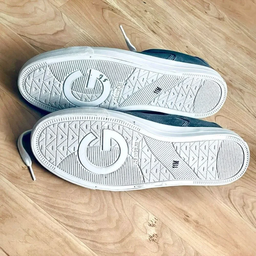 NWT Gorgeous GBG GUESS Los Angeles 11M Ggorry Denim Studded Rhinestones Sneakers