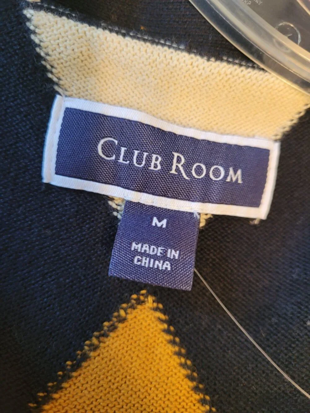 Club Room Argyle Collegiate Cotton Cardigan