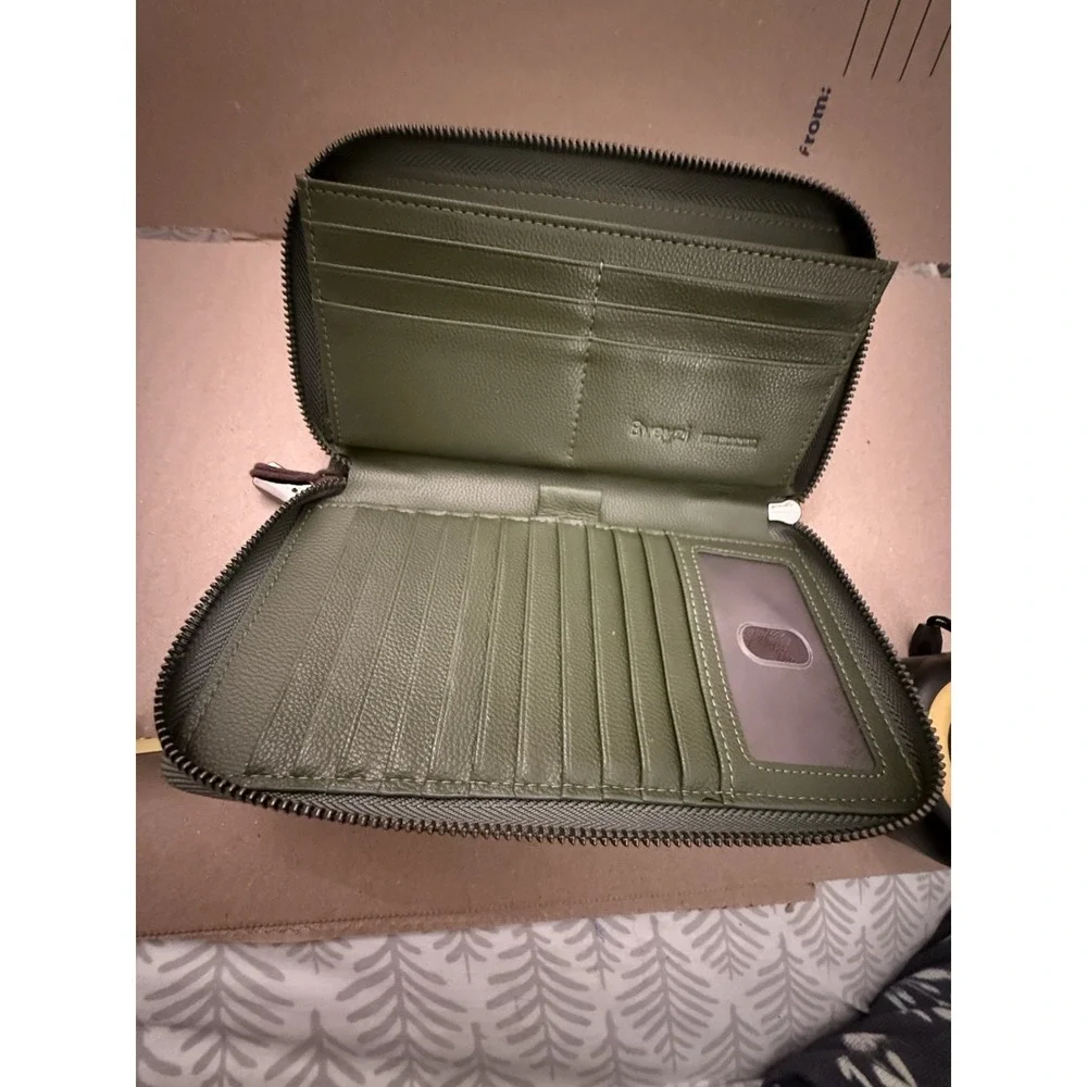 BVEYZI leather wallet