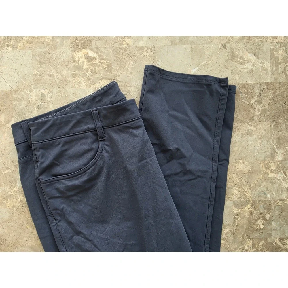 Vuori Meta Pants Mens 34 Charcoal‎ Grey Technical 5-Pocket Performance Trousers