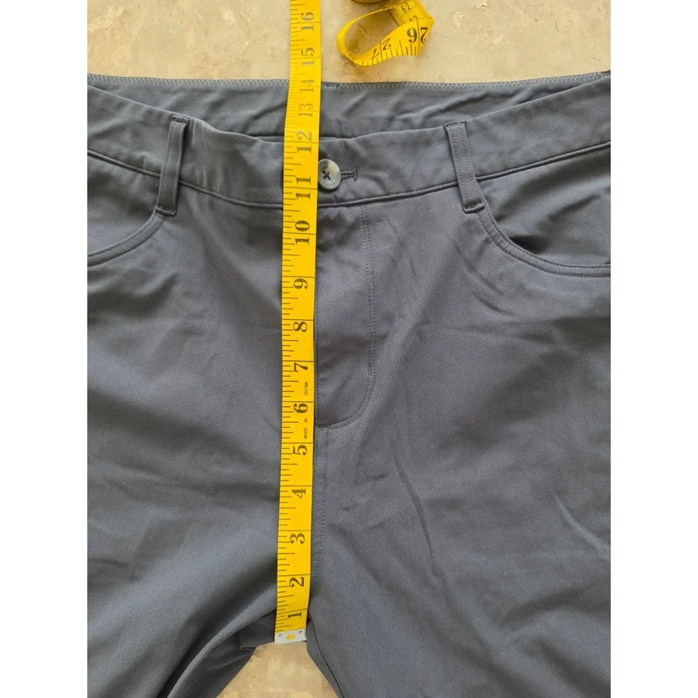 Vuori Meta Pants Mens 34 Charcoal‎ Grey Technical 5-Pocket Performance Trousers