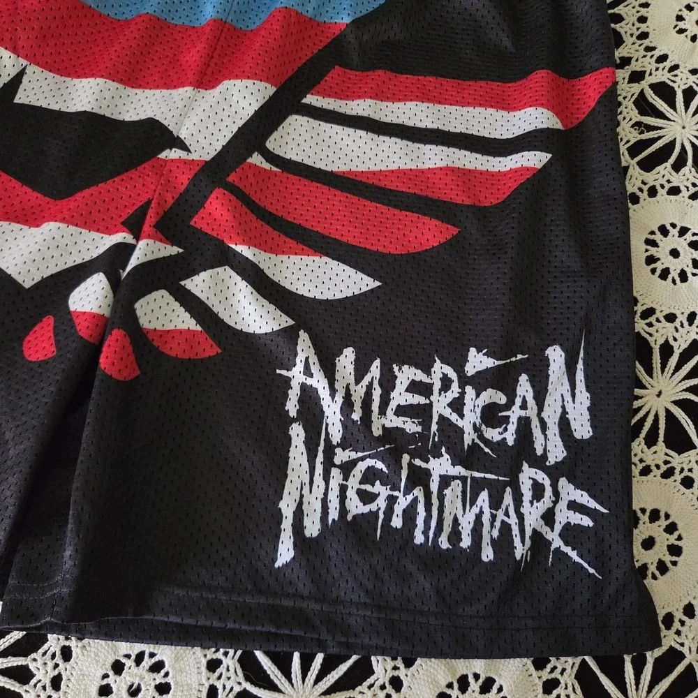Chalk Line Black Cody Rhodes WWE Shorts Swim trunks 3XL Skull‎