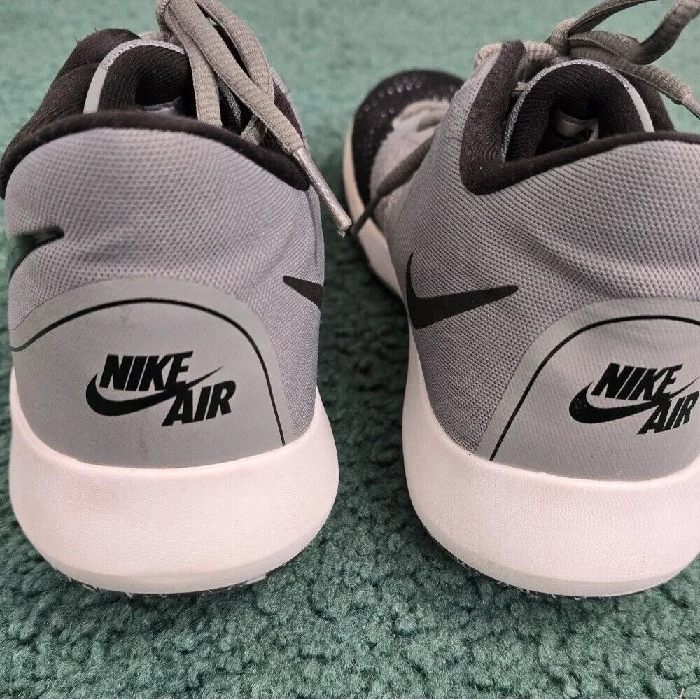 Nike Air Precision II Men Size 8 Basketball Shoes Grey Black‎ Mesh AA7069-011