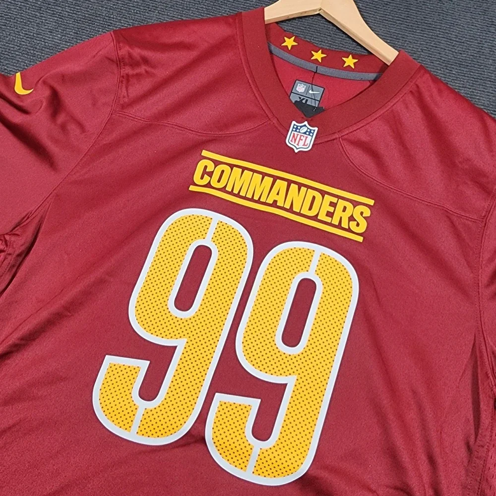 Nike Washington Commanders Jersey Men XL Burgundy Chase Young 99 NWT‎ Game Day