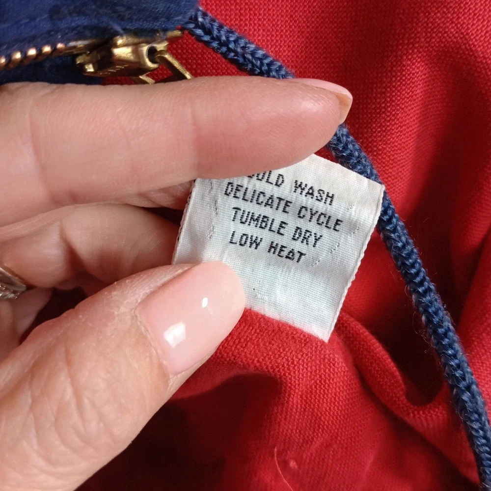Vintage 80s Levi's Mountain Parka Type Jacket Mountain Coat Utility Pockets LG‎