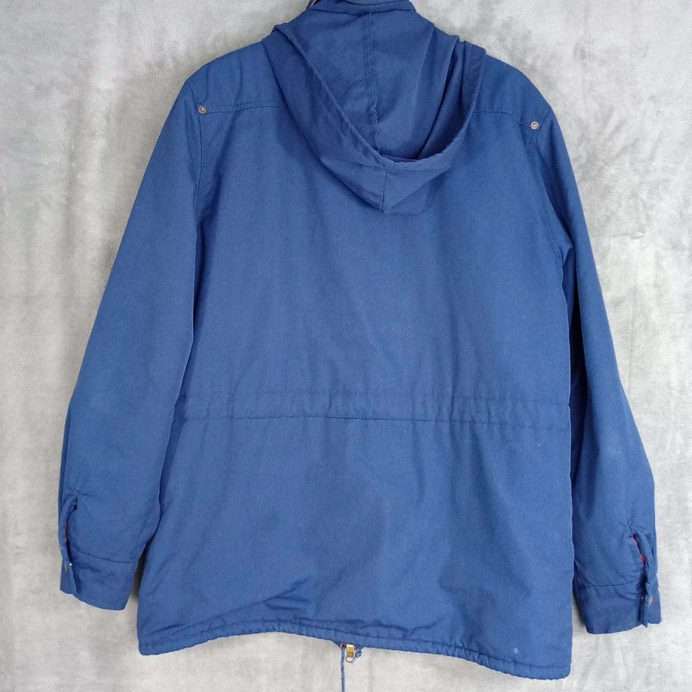 Vintage 80s Levi's Mountain Parka Type Jacket Mountain Coat Utility Pockets LG‎