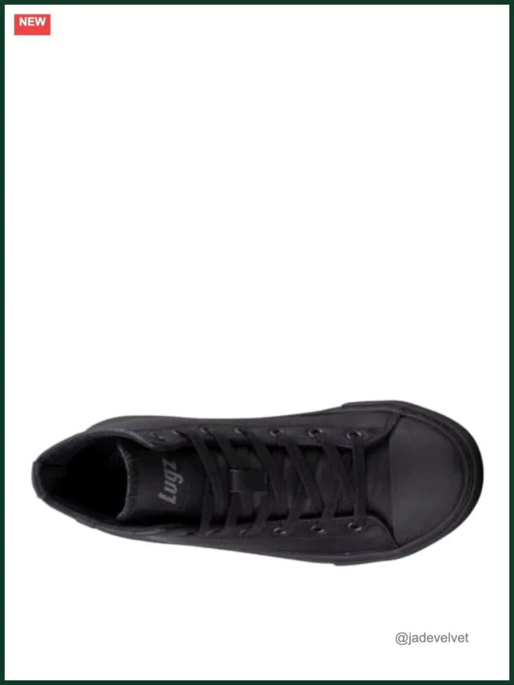 Lugz Women's Stagger Hi Slip-Resistant Leather Work Sneaker