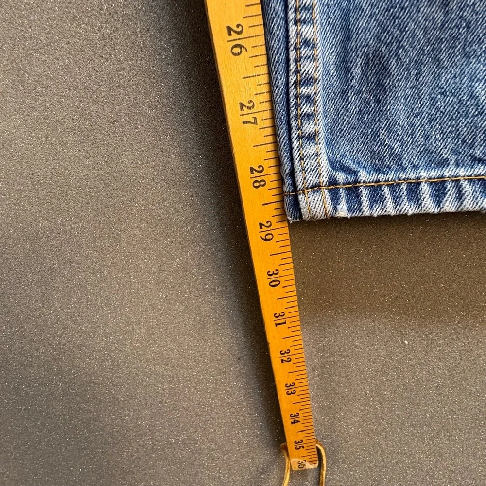 Levi's 505 Mens W36 L32‎ Straight Fit Jeans Blue Denim Casual Pants