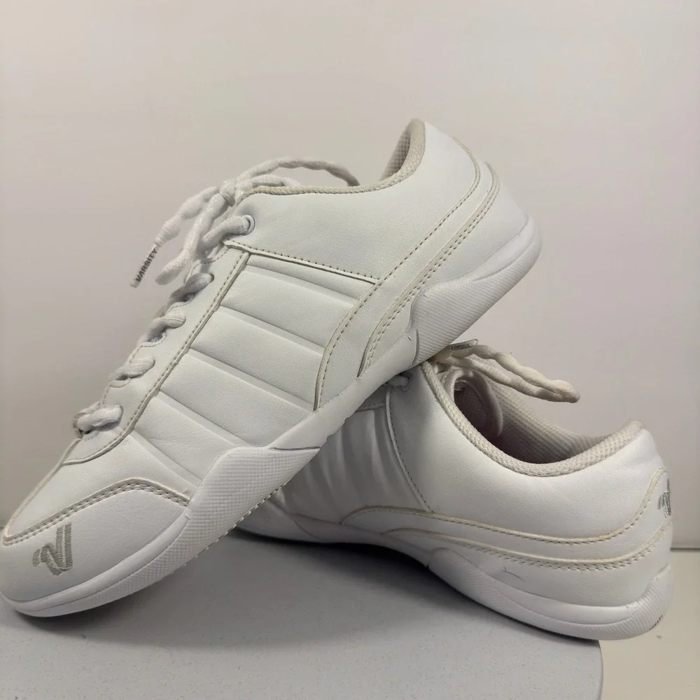 Varsity Cheerleader II Women Sneakers White Cheer Shoes Lace Up‎ Size 8.5
