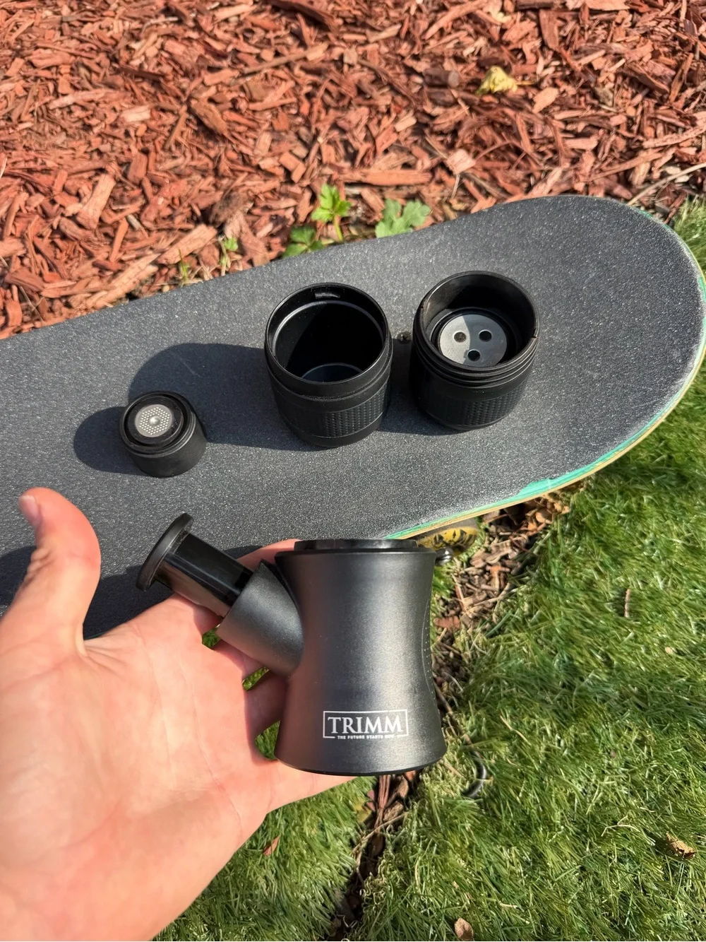 Portable espresso machine and thermos