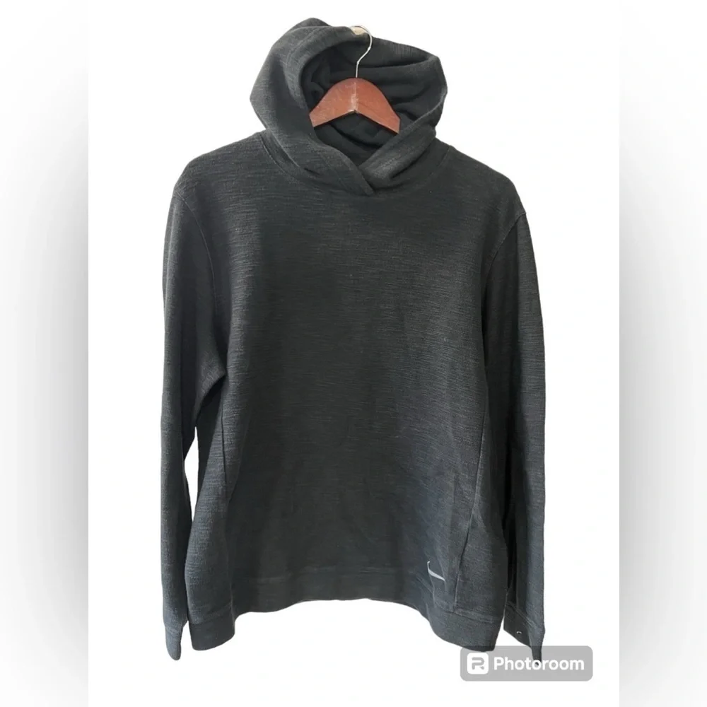 NIKE Yoga Dri-Fit Hooded Black Sweatshirt Size M Women