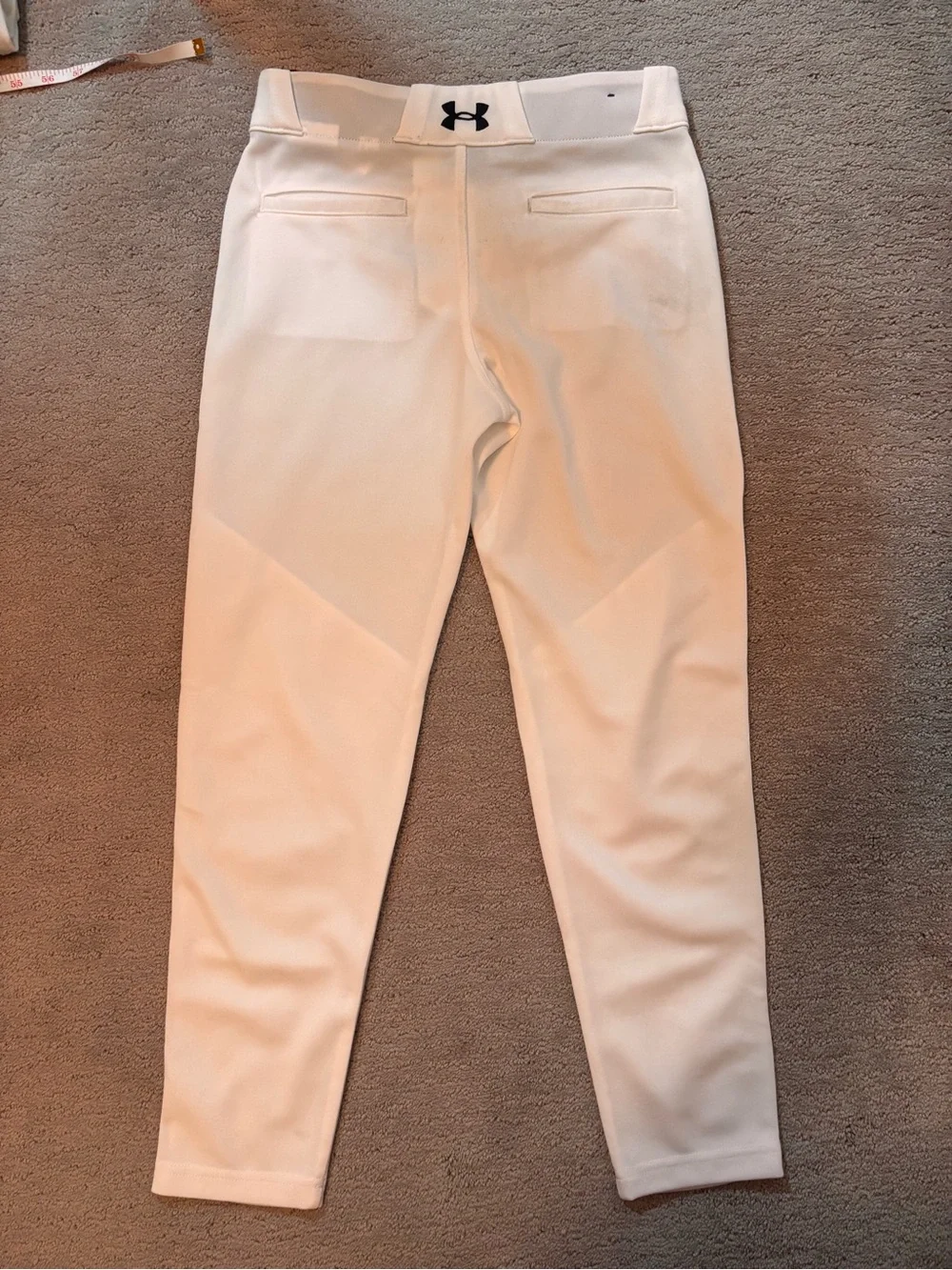 Under Armour Kids White Athletic Baseball Pants