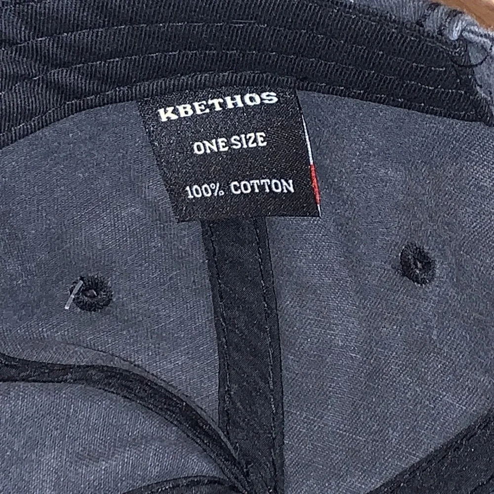 KB Ethos Dog Mom Cap HAT Woman's Black Faded NWT One Size‎ 100% Cotton