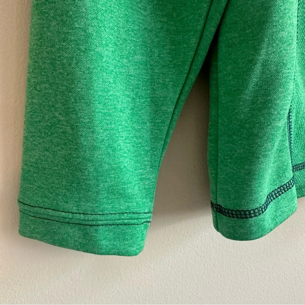 Pebble Beach Performance Quarter‑Zip Pullover Men’s Medium | Green Athletic Golf