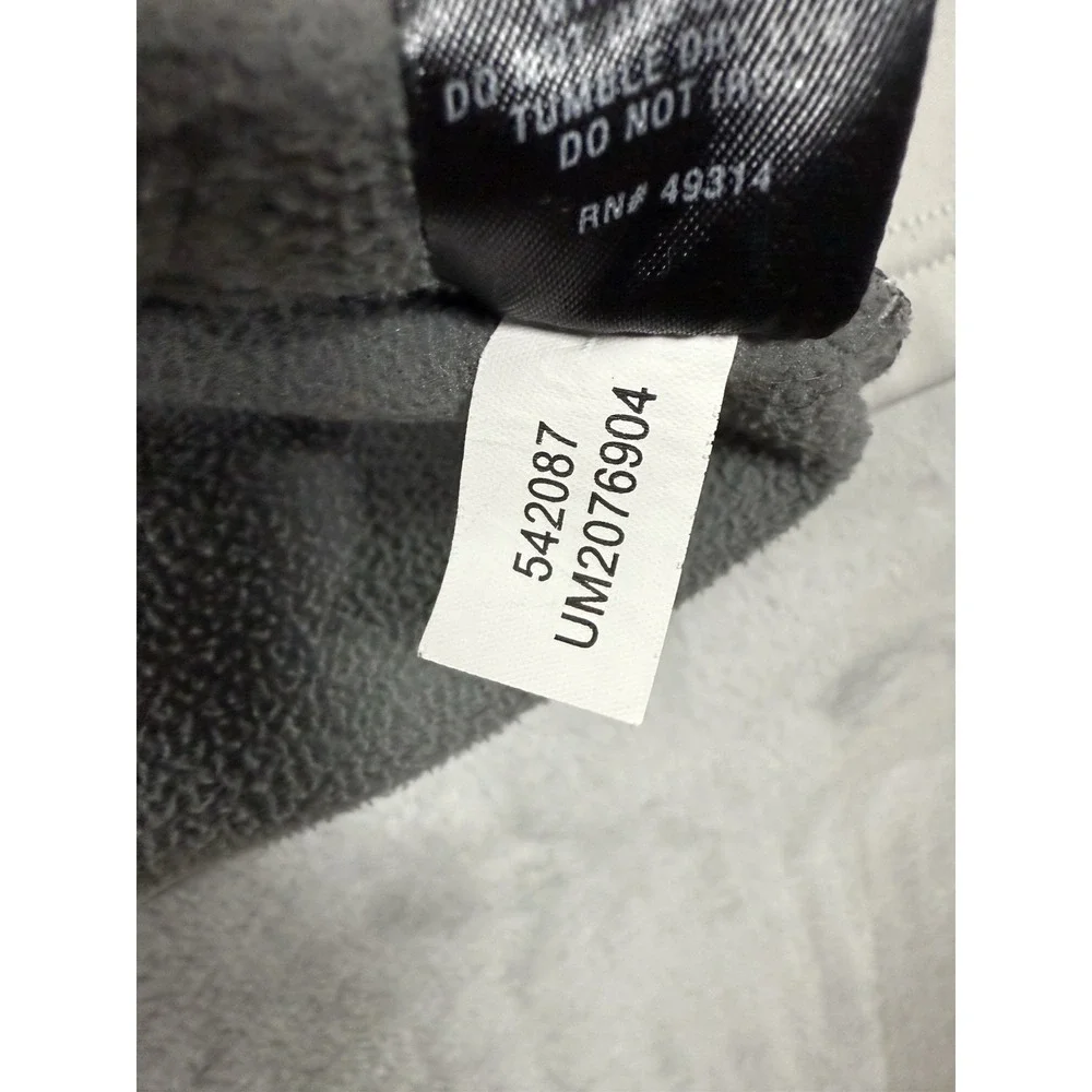 Under Armour Sweater Mens XL Grey 1/4 Zip Fleece Lined Pullover Logo‎