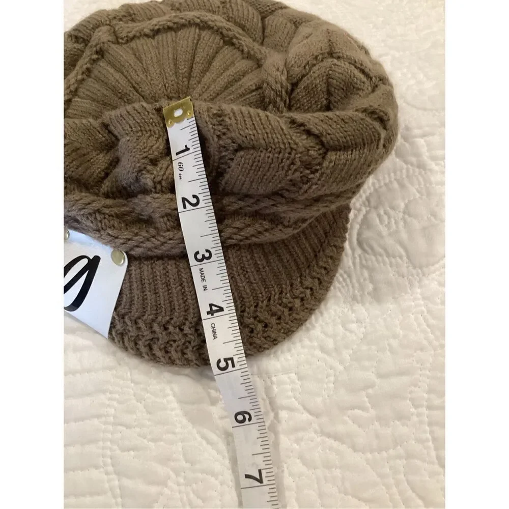 Beret Winter Warm Baggy Beanie Knit Crochet Hat