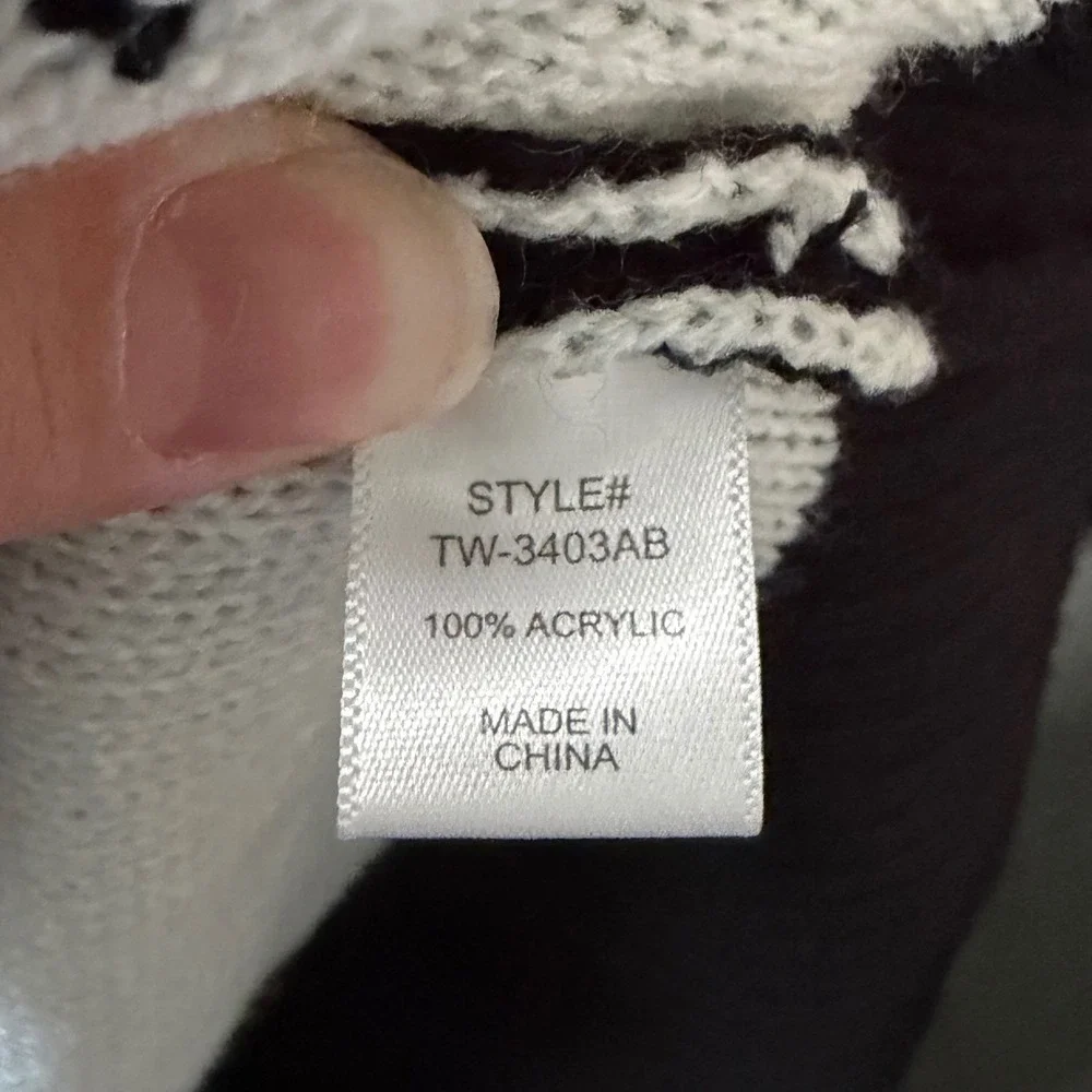LTX Sportswear star intarsia